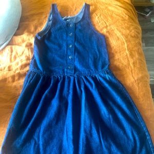 Vintage denim dress- perfect for spring and summer!
